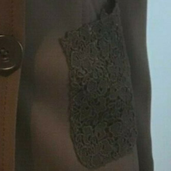 VALENTINO PANTS SUIT DECORATIVE POCKETS BROWN  2 - Picture 4 of 7